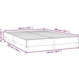  Za krevet plavi 140x200 cm od tkanine | shoptok.hr