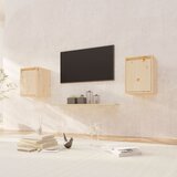 vidaXL Zidni ormarići 2 kom 30 x 30 x 40 cm od masivne borovine Cijene