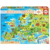 Sestavljanka Zemljevid Evrope - 150 kosov (EDU18607), (21215569)