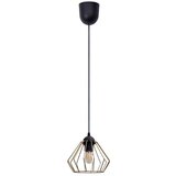  visilica na lanku CEED GOLD 1xE27/60W/230V Ø 17,5 cm crna/zlatna | Eponuda.com