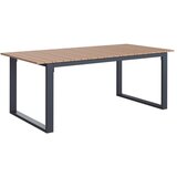 Bessagi Garden Vrtna Miza Ruby, Temno Siva, Barva Tikovine, 210x100 | Shoptok.si