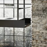 CIARKO DESIGN otočna napa MINIMAL 1 CRNA 90 cm (s crnim tvorničkim panelom) | shoptok.hr