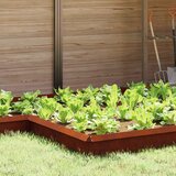  Ograda protiv puževa 4 kom. 13,5 x 13,5 x 25 cm Otporni čelik u