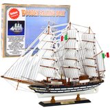 Lean Toys Zbirateljski model dekorativne jadrnice Amerigo Vespucci 64x46 cm | Shoptok.si