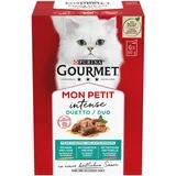 18 + 6 gratis! Mon Petit 24 x 50 g - Duetti: losos & piščanec