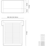 Windsor & Co Sofas Temno modra oblazinjena zakonska postelja s prostorom za shranjevanje z letvenim dnom 140x200 cm Jason – | Shoptok.si