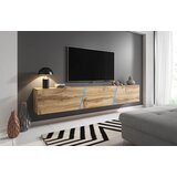 TV Visea TV omarica LANT Hrast 240 cm+ LED | Shoptok.si