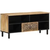 Maison Chic TV omarica - TV stojalo - Televizijska omarica 100x33x46 cm trden mangov les, (21698652) Cene