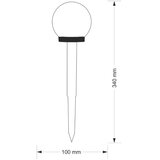  LED Solarna lampa KULA LED/1,2V 40 mAh IP44 | Eponuda.com