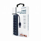Gembird Hub USB 3.1 7xA s stikali UHB-U3P7P-01 | Shoptok.si