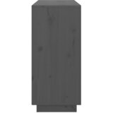  Komoda siva 111 x 34 x 75 cm od masivne borovine | Eponuda.com