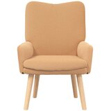  Fotelja Bež 63 x 67 x 94 cm Poliester i šperploča | shoptok.hr