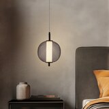  LED luster na sajli PUMA LED/10W/230V, prečnik 20 cm, crne boje | Eponuda.com