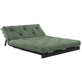 Karup Design Zelena raztegljiva sedežna garnitura 140 cm Roots Black Night – | Shoptok.si