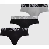 Emporio Armani Underwear Moške spodnjice 3-pack moški, siva barva