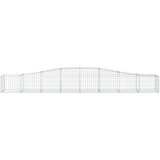  Lučne gabionske košare 2 kom 400x50x40/60 cm pocinčano željezo | shoptok.hr
