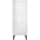  Komoda sjajna bijela 34,5 x 32,5 x 90 cm od konstruiranog drva | Eponuda.ba