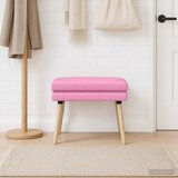  Klupa s dvostrukim slojem Ružičasta 60 x 40 x 46 cm Tkanina | Eponuda.com