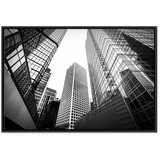  Slika - In a Big City (1 Part) Wide - Second Variant 90x60 U crnom drvenom okviru | shoptok.hr