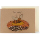 Die Stadtgärtner cvetoča voščilnica "Bee Happy" Cene
