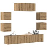 Furnova TV omara 7-delna stenski artisan hrast inženirski les, (21922514) | Shoptok.si