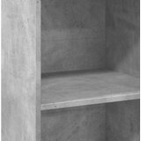  Visoka komoda boja betona 45 x 41 x 124 cm konstruirano drvo | shoptok.hr