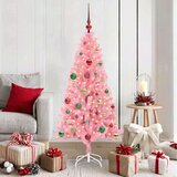 vidaXL Božićno drvce s 150 LED svjetlima Ružičasta 150 cm PVC | shoptok.hr
