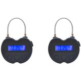 Venisymlis 2X Smart Time Lock Lcd Time Lock Usb Za Ponovno Polnjenje, Začasna Časovna Ključavnica Potovalna Elektronika, (22124728) | Shoptok.si