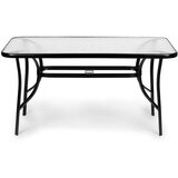 Multi Garden vrtni stol 160x90 cm kaljeno staklo velika ploča za terasu, vrt, otvor za suncobran | shoptok.hr