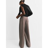 Pull&Bear Hlače z naborki mokka | Shoptok.si