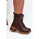 VINCEZA Women's Workery Block Heeled Boots | shoptok.hr