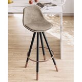 Kave Home Smeđa barska stolica (visine sjedala 75 cm) Slad – | shoptok.hr
