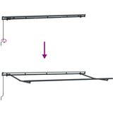  Okvir tende Antracit 4 x 2 m Metal | shoptok.hr