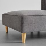 Bessagi Home počivalnik fanny, temno siva, s taburejem | Shoptok.si
