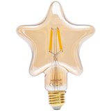 Aigostar Steklena LED sijalka v obliki zvezde fillament E27 4W 1800K 320lm | Shoptok.si