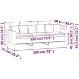 vidaXL Trosed moder 180 cm žamet | Shoptok.si