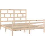  Posteljni okvir iz trdne borovine 180x200 cm, (20644846) | Shoptok.si