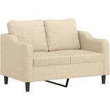  3-dijelni set sofa s jastucima krem od mikrovlakana | shoptok.hr