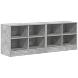Ormarić za krevet s policom 2 pcs Betonska siva 66 x 33 x 48 cm - Betonska siva | shoptok.hr