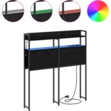 vidaXL skladišno uzglavlje crni hrast 100 cm konstruirano drvo | shoptok.hr