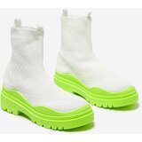 Resti White-green women's flat-heeled boots Seritis - Footwear | ePonuda.com