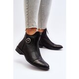 Boto Women's Ankle Boots with Flat Heel and Zip Beige Loratie | ePonuda.com