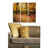 Wallity MDF110120954 multicolor decorative mdf painting (3 pieces) Cene
