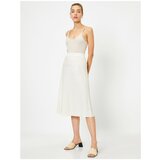 Koton Women's Pleated Midi Knitwear Skirt | Shoptok.si