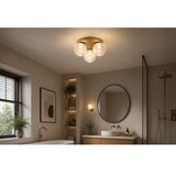 Brilagi Plafonsko svetlo STELLA 3xE27/60W/230V, prečnik 35 cm, bež/zlatna | Eponuda.com