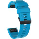 Chameleon Silikonski pašček za Garmin ure (20mm), hitro zapenjanje, svetlo moder u