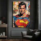  Slika Superman: Pop ikona | Akrilni detalji 60x90 cm | shoptok.hr