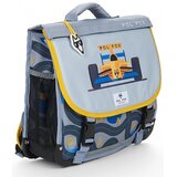Pol Fox Šolska torba CARTABLE 38 CM RACE Siva | Shoptok.si