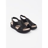 GOODIN Black sandals on a light platform | shoptok.hr