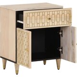 Maison Chic Nočna omarica - Nočna miza 50x33x60 cm trden mangov les, (21688328) Cene